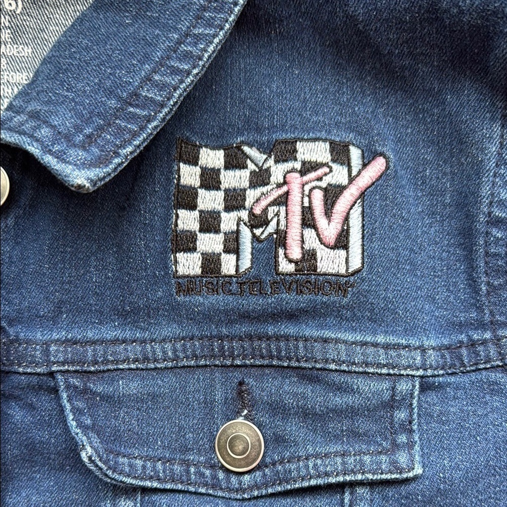 MTV Blue Denim Jacket - Picture 4 of 4